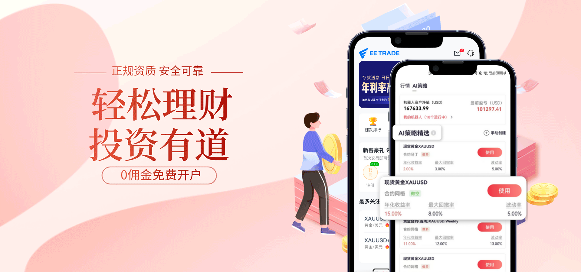 EE TRADE首屏banner